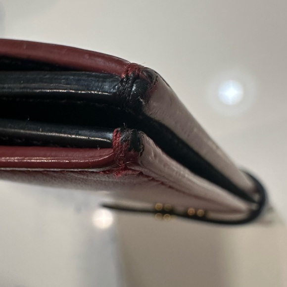 Celine Bifold Wallet Red - Picture 9 of 10